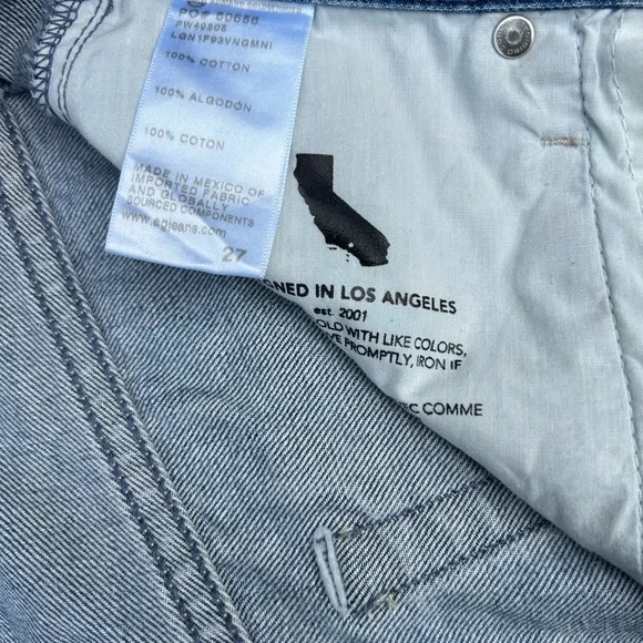 Ag Adriano Hattie Crop Size 27 Denim Jeans - Picture 5 of 7